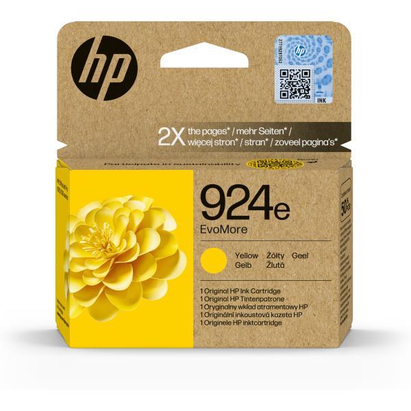 Cartucho de tinta Amarillo original HP 924e 4K0U9NE
