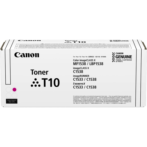 Cartucho de tóner Magenta original Canon T10