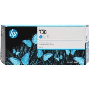 Cartucho de tinta Cian original HP 676M6A 738