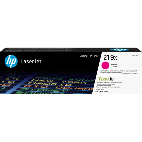 Cartucho de tóner Magenta original HP W2193X 219X