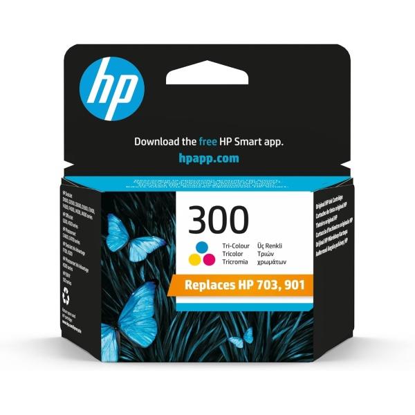 HP 300 Color Cartucho de Tinta Original - CC643EE
