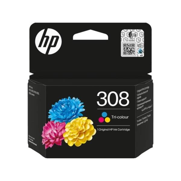 Cartucho de tinta Tricolor original HP 308 7FP20UE