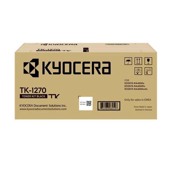 Cartucho de tóner Negro original Kyocera TK1270