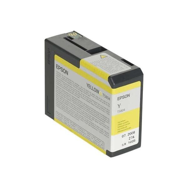 Cartucho de tinta Amarillo original Epson T5804
