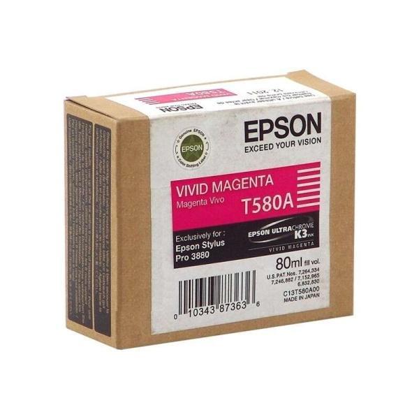 Cartucho de tinta Magenta original Epson T580A
