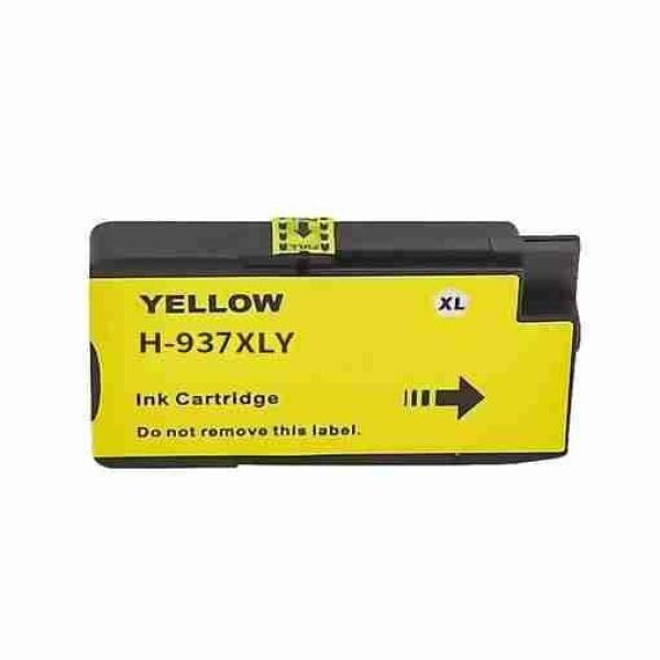 Compatible HP 937e XL Amarillo Cartucho de Tinta 4S6W8NE - 4S6W4NE