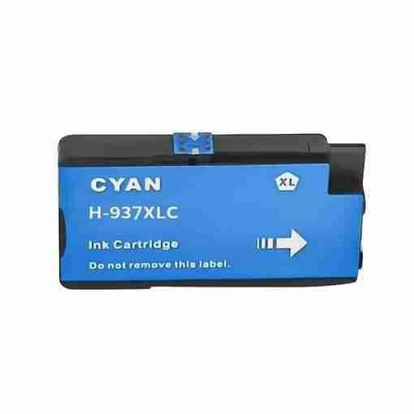 Compatible HP 937e XL Cyan Cartucho de Tinta 4S6W6NE - 4S6W2NE