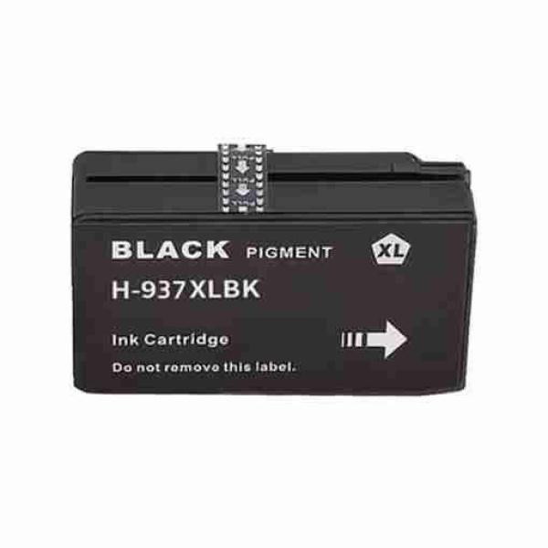 Compatible  HP 937e XL Negro Cartucho de Tinta  4S6W7NE - 4S6W3NE