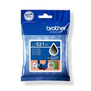 Cartucho de tinta Negro original Brother LC521BK