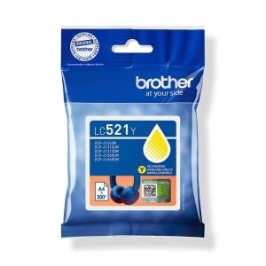 Cartucho de tinta Amarillo original Brother LC521Y