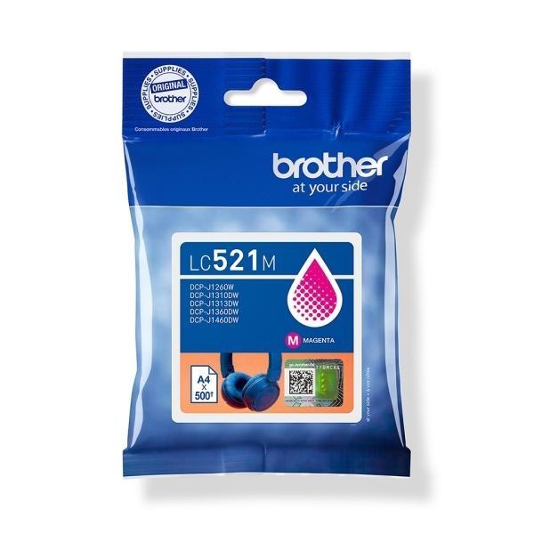 Cartucho de tinta Magenta original Brother LC521M