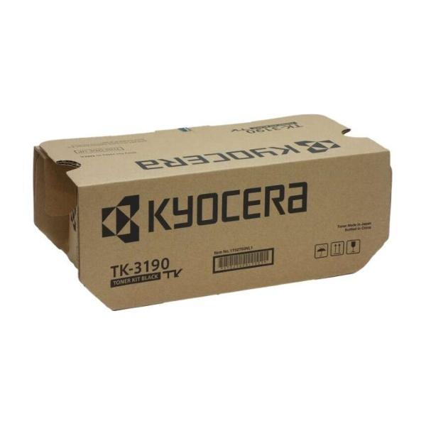 Cartucho de tóner Negro original Kyocera TK3190