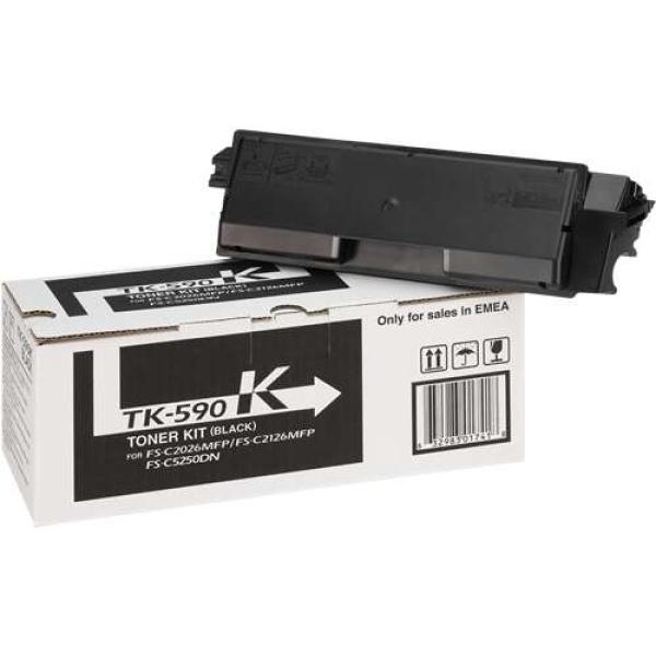 Cartucho de tóner Negro original Kyocera TK590
