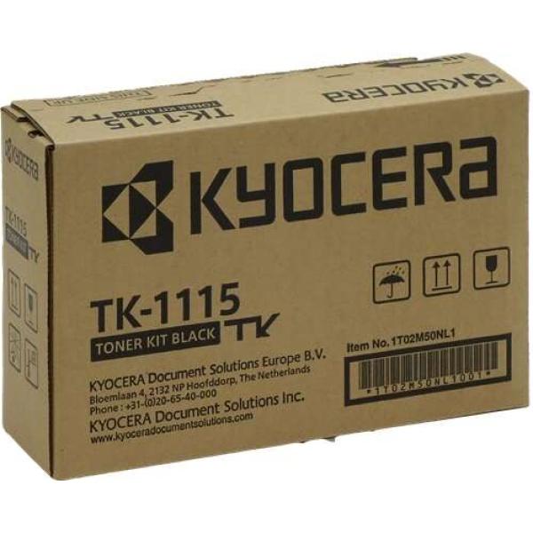 Cartucho de tóner Negro original Kyocera TK1115