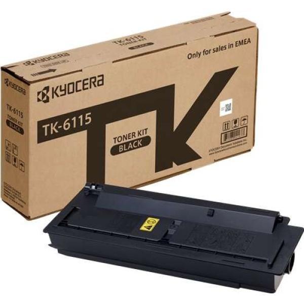 Cartucho de tóner Negro original Kyocera TK6115