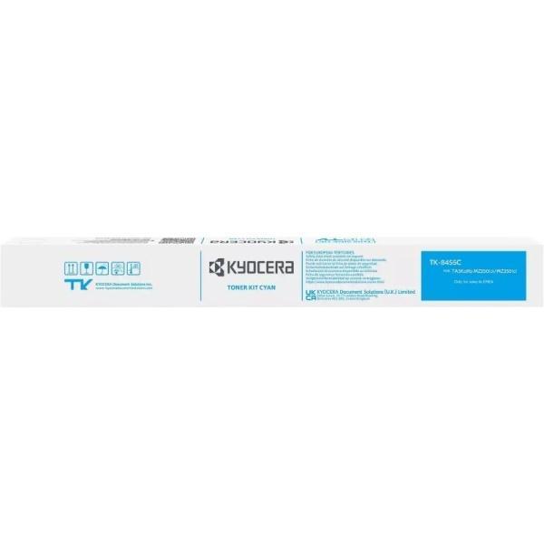 Original Kyocera TK8455 Cyan Cartucho de Toner - 1T0C2MCNL0 - TK8455C