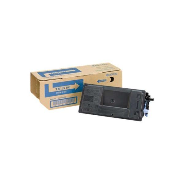 Cartucho de tóner Negro original Kyocera TK3160
