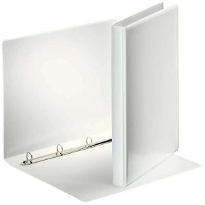 10 Esselte Carpeta Canguro con 4 Anillas de 16mm - Formato A4 - 2 Bolsillos Exteriores - Certificado FSC - Color Blanco