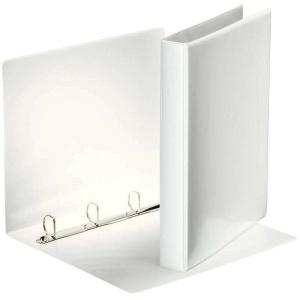 10 Esselte Carpeta Canguro Gama Basica A4 4 Anillas 4D 25mm - Color Blanco