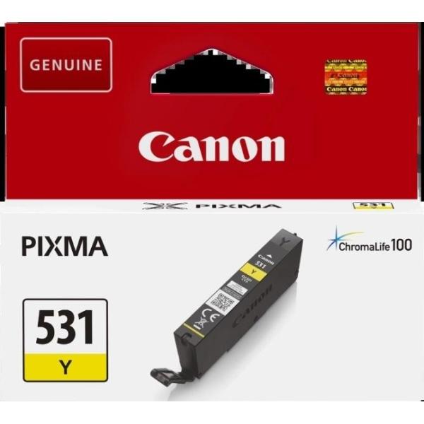 Cartucho de tinta Amarillo original Canon CLI531