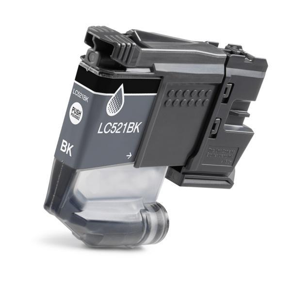 Cartucho de tinta Negro compatible Brother LC521