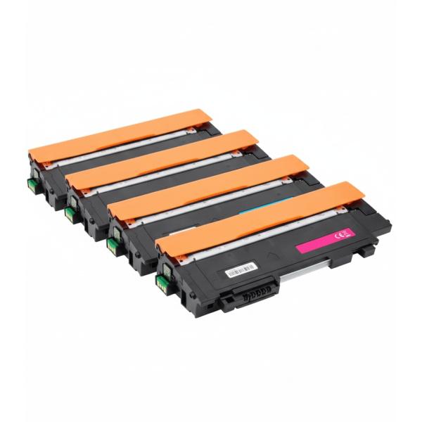 Pack 4 tóners compatibles HP 117A colores negro cian magenta y amarillo para HP Color Laser 150 y MFP 179