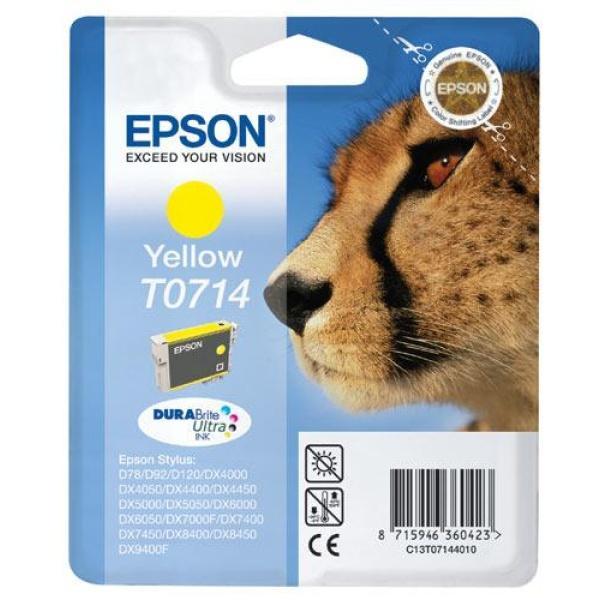 Cartucho de tinta Amarillo original Epson T0714