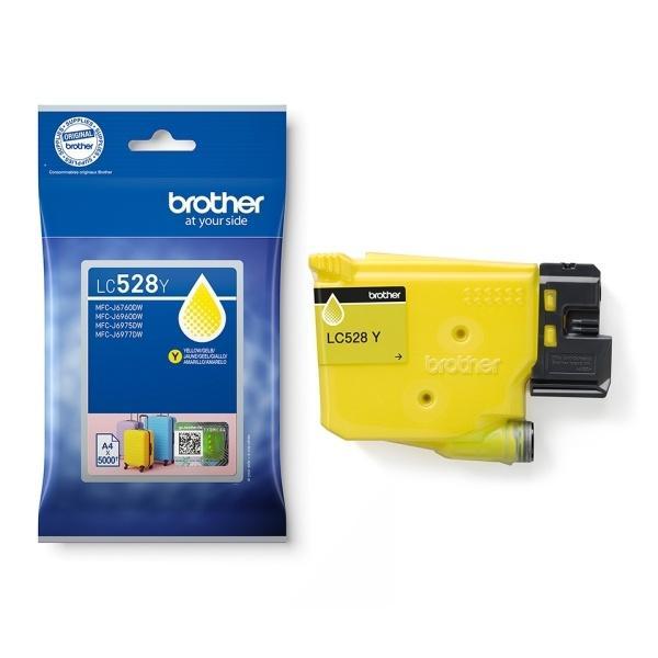 Original Brother LC528 Amarillo Cartucho de Tinta