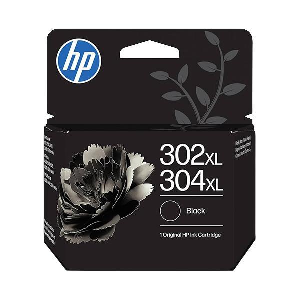 Cartucho de tinta original HP 302XL / 304XL Negro de 300 páginas. Núcleo Digital.