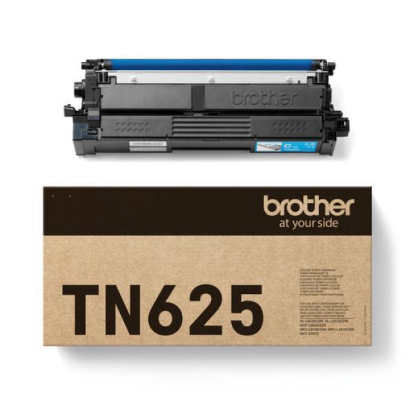 Tóner Original Brother TN625C Cian compatible con HL-L8430CDW, HL-L8430CDWT, HL-L8570CDW y MFC-L8730CDW.