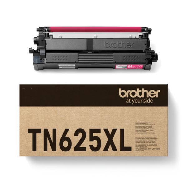Tóner Original Brother TN625XLM Magenta XL compatible con HL-L8430CDW, HL-L8430CDWT, HL-L8570CDW y MFC-L8730CDW.