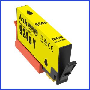 Cartucho de tinta amarillo HP 924e XL compatible con chip blindado anti-actualización de firmware.