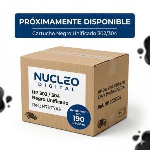 Cartucho de tinta negra original HP B7RT7AE unificado para series 302 y 304.