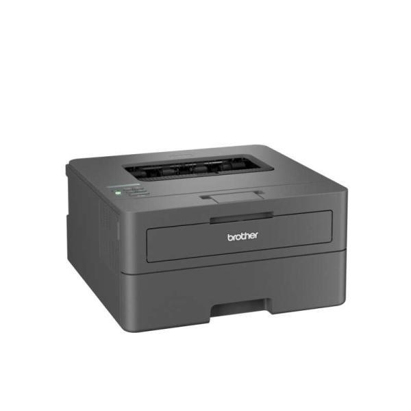 Detalle de la bandeja de salida y diseño ergonómico del modelo Brother HL-L2445DW - Núcleo Digital