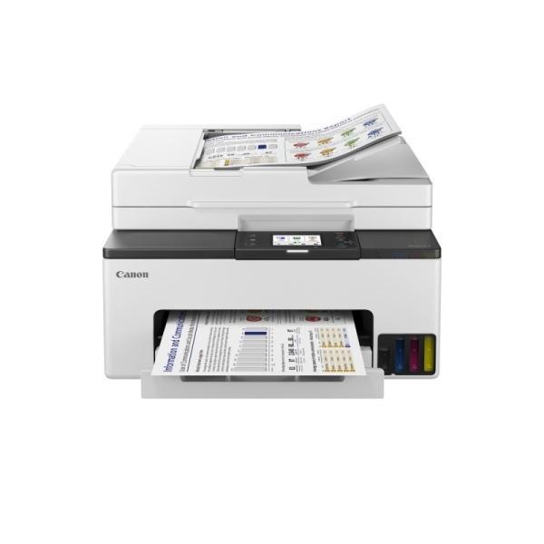 Vista en ángulo Canon Maxify GX2050. Multifunción Color, WiFi, Fax y Dúplex automático. Envío 24h en Núcleo Digital.