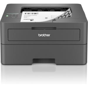 Vista frontal de la impresora láser Brother HL-L2445DW monocromo dúplex 32ppm - Núcleo Digital