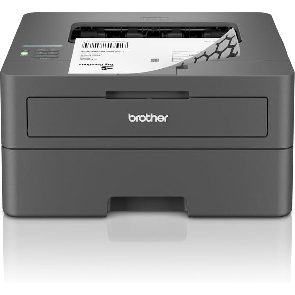 Vista frontal de la impresora láser Brother HL-L2445DW monocromo dúplex 32ppm - Núcleo Digital