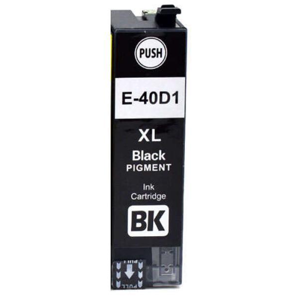 Cartucho de tinta compatible Epson T40D1 Negro de alta capacidad (66ml) para impresoras SureColor SC-T2100 T3100 T5100. Calidad premium garantizada - Núcleo Digital