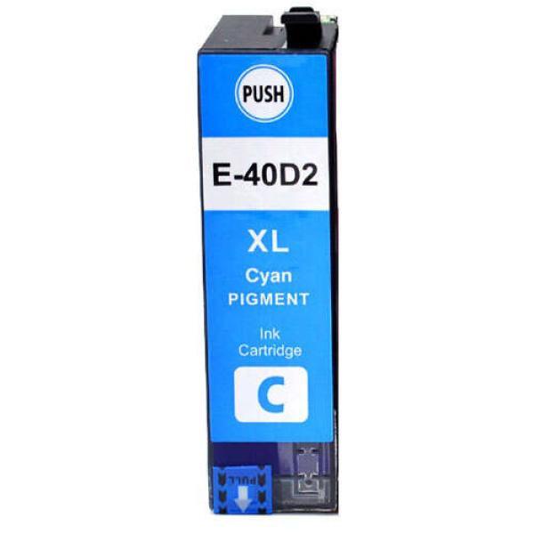 Cartucho de tinta compatible Epson T40D2 Cian de alta capacidad (56ml) para impresoras SureColor SC-T2100 T3100 T5100. Calidad premium garantizada - Núcleo Digital