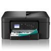 Ángulo tres cuartos a la derecha mostrando el panel de control y la bandeja de papel de la Brother MFC-J1360DW. WiFi, Dúplex y Sistema de Tinta de Alta Capacidad. Disponible con envío 24h en Núcleo Digital.