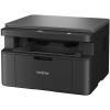 Impresora multifunción Brother DCP-L1640W con la tapa del escáner levantada, lista para digitalizar. WiFi, 20ppm. Disponible con envío 24h en Núcleo Digital.
