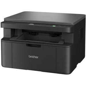 Impresora multifunción Brother DCP-L1640W con la tapa del escáner levantada, lista para digitalizar. WiFi, 20ppm. Disponible con envío 24h en Núcleo Digital.