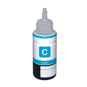 Imagen de la Botella de Tinta Compatible Canon GI-55C Cian. La mejor opción de ahorro para tu impresora Canon MAXIFY GX. Envío 24h en Núcleo Digital.