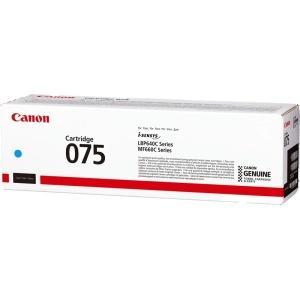 Imagen del Tóner Original Canon 075 Cian 6364C002. Consumible original para máxima fiabilidad y resultados oficiales. Envío 24h en Núcleo Digital.