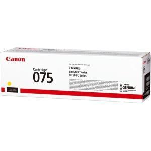 Imagen del Tóner Original Canon 075 Amarillo 6362C002. Consumible original para máxima fiabilidad y resultados oficiales. Envío 24h en Núcleo Digital.