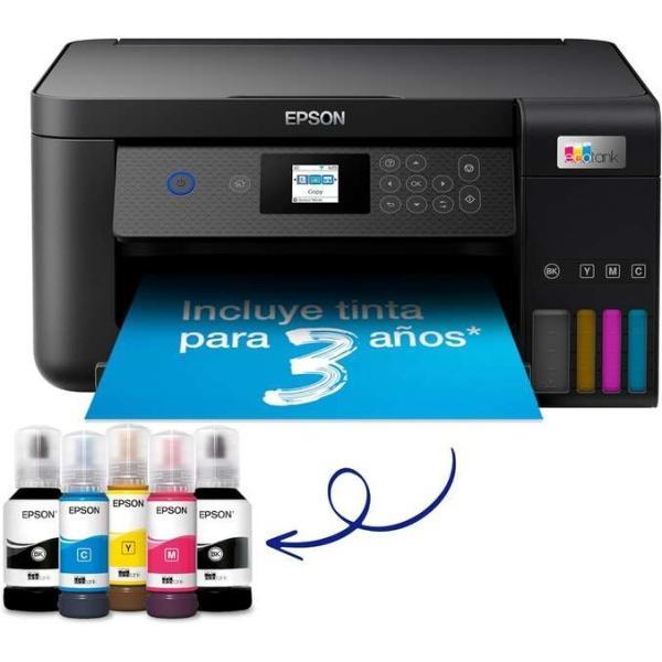 Impresora multifunción Epson EcoTank ET-2870 con Wi-Fi y sistema de tinta recargable. Núcleo Digital.