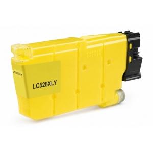 Cartucho de tinta compatible de alta capacidad Brother LC528 XL Amarillo. Núcleo Digital.