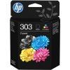 Pack ahorro cartuchos de tinta HP 303 3YM92 negro y tricolor